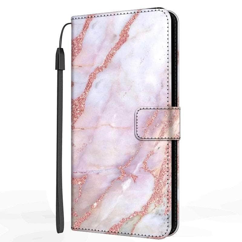 Casebuddy Galaxy A14 Marble Leather Case