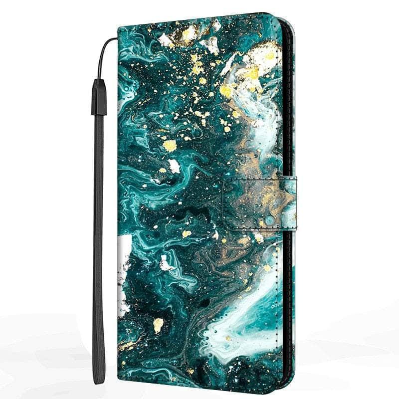 Casebuddy Galaxy A34 Marble Leather Case