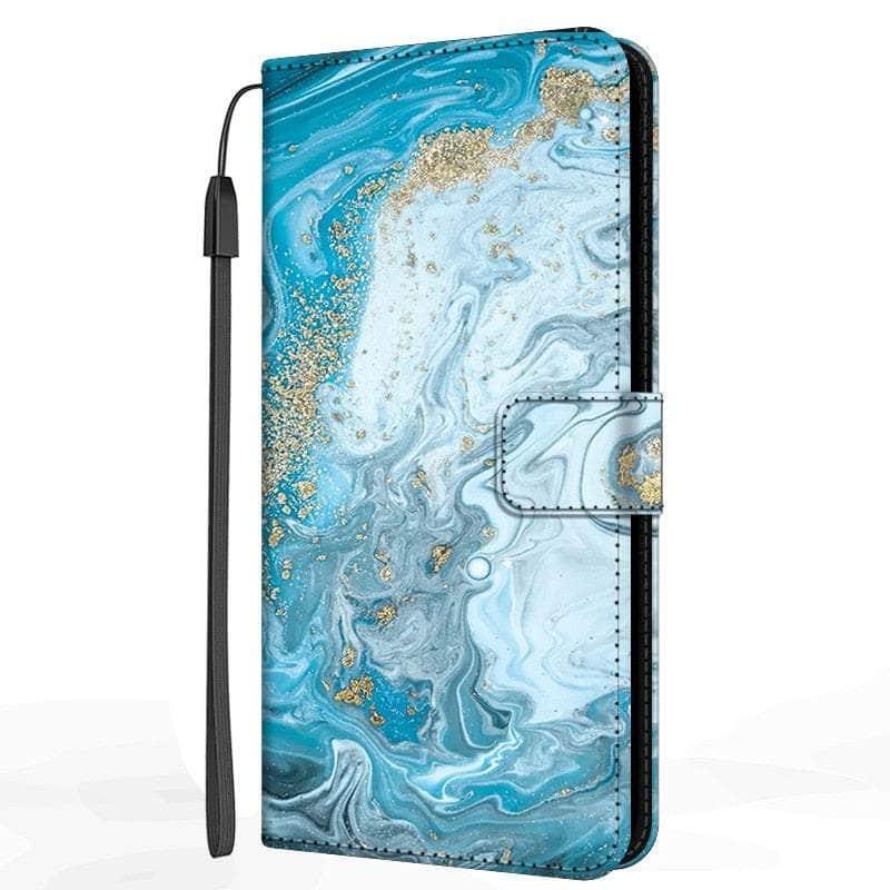 Casebuddy Galaxy A34 Marble Leather Case