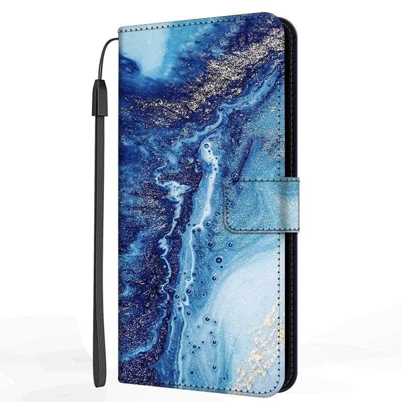 Casebuddy Galaxy A34 Marble Leather Case