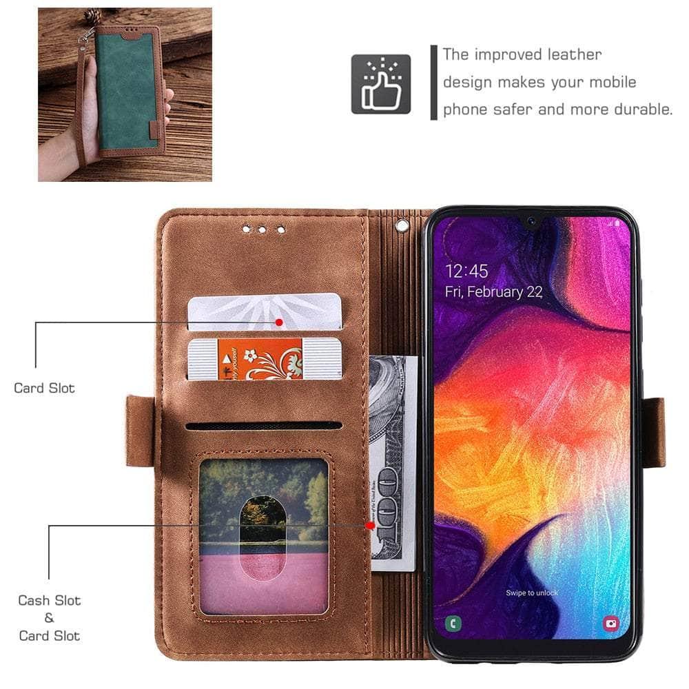 Casebuddy Galaxy A54 Leather Flip Wallet Case