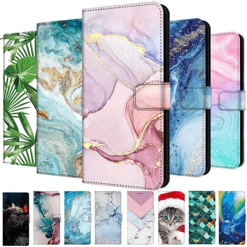 Casebuddy Galaxy A54 Marble Leather Case