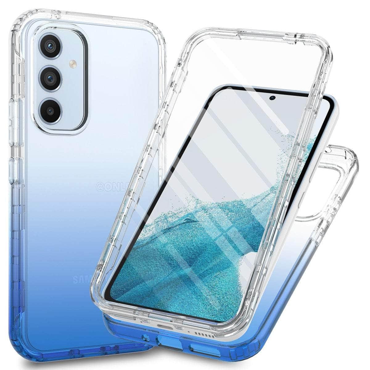 Casebuddy Blue / For Galaxy A54 Galaxy A54 Military-Grade 360 Full Body Cover