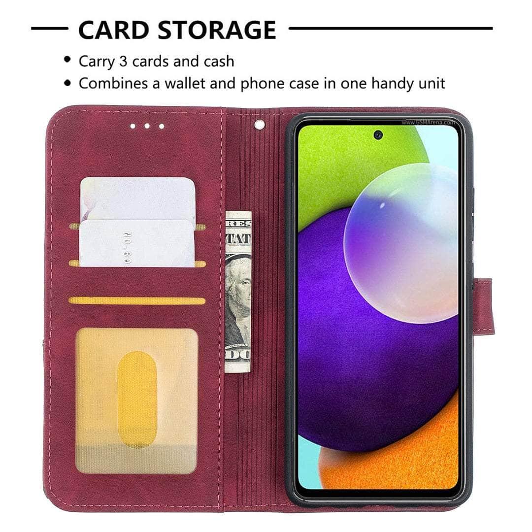 Casebuddy Galaxy A54 Wallet Flip Leather Case