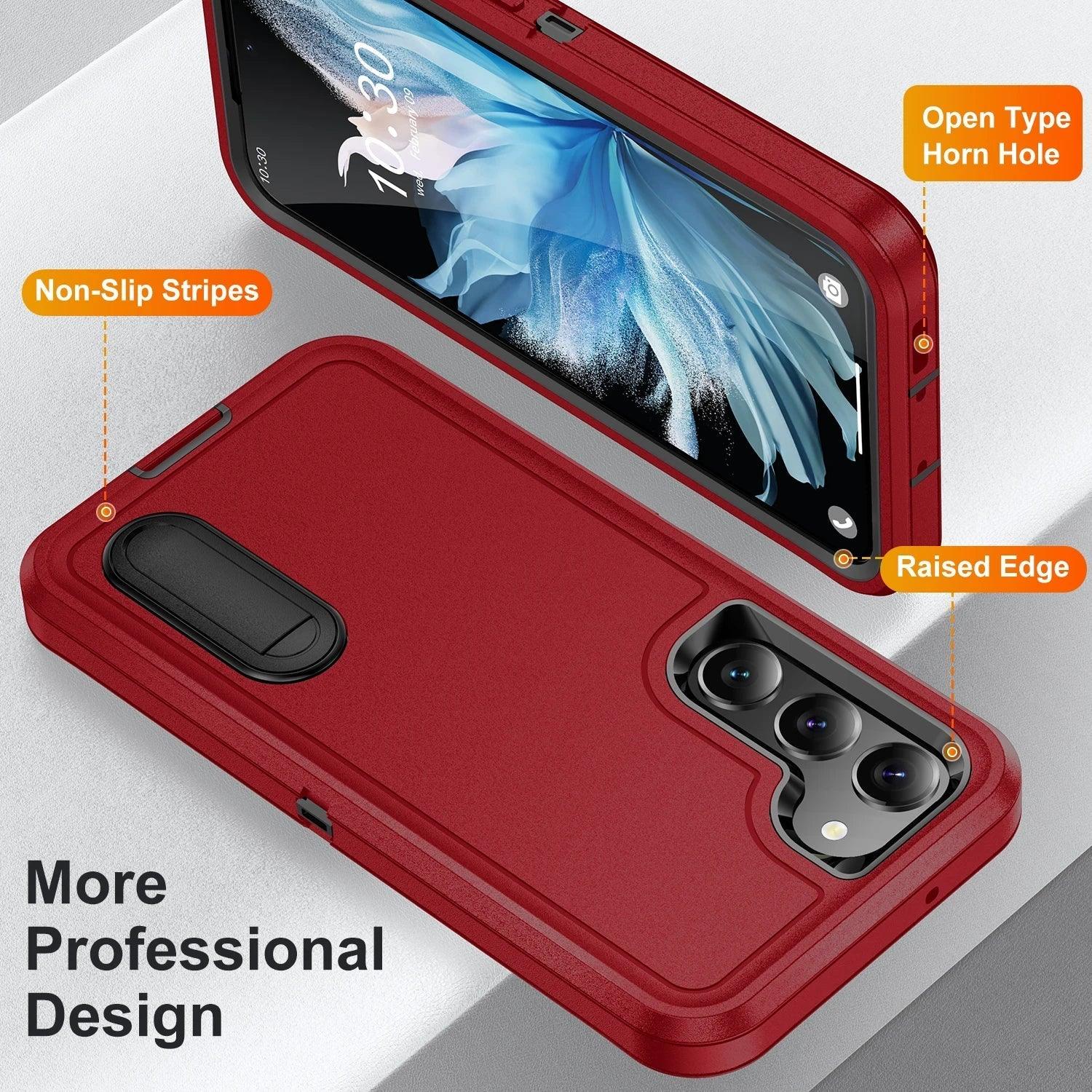 Casebuddy Galaxy S24 Anti-Dust Kickstand Rugged Case