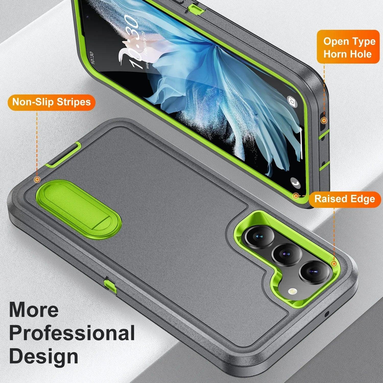 Casebuddy Galaxy S24 Anti-Dust Kickstand Rugged Case