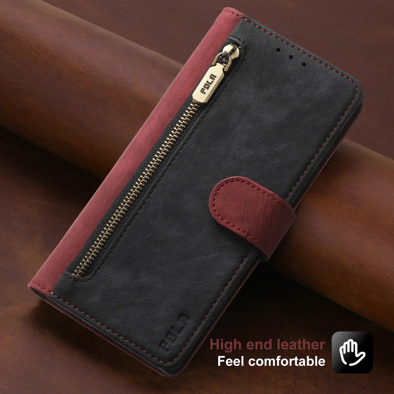 Casebuddy Galaxy S24 Anti-Theft Brush Leather Case