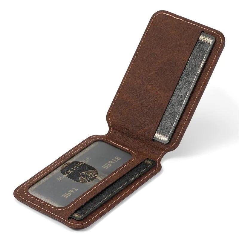 Casebuddy Galaxy S24 Card Holder Vegan Leather Magnetic Pocket