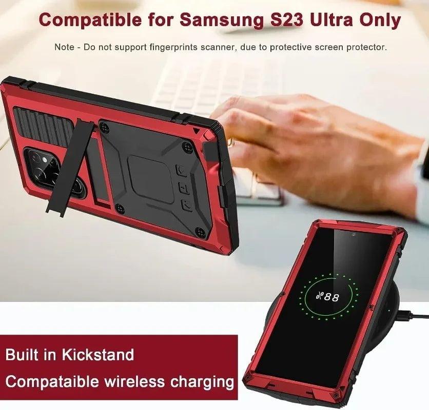 Casebuddy Galaxy S24 Plus Rugged Military Metal Case