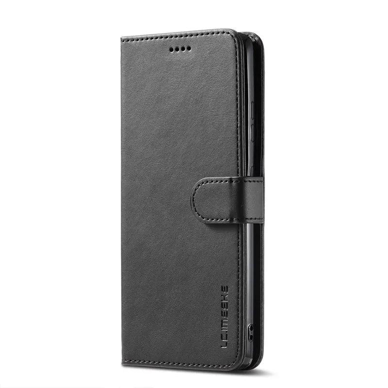 Casebuddy black / Samsung S24 Plus Galaxy S24 Plus Vegan Leather Wallet case
