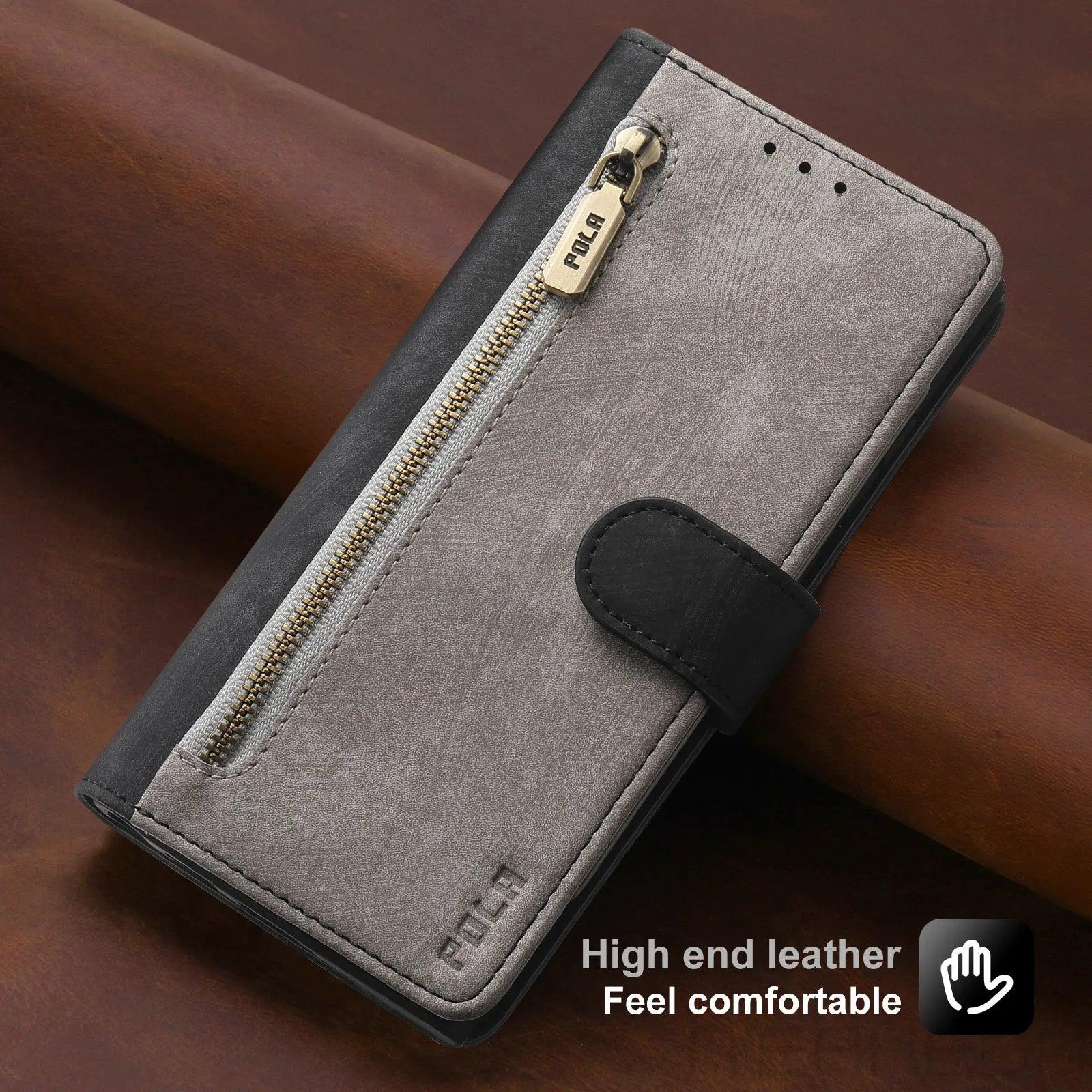 Casebuddy Galaxy S24 Ultra Anti-Theft Brush Leather Case