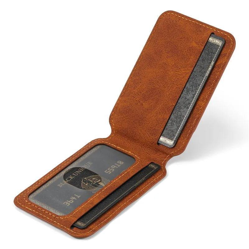 Casebuddy Galaxy S24 Ultra Card Holder Vegan Leather Magnetic Pocket