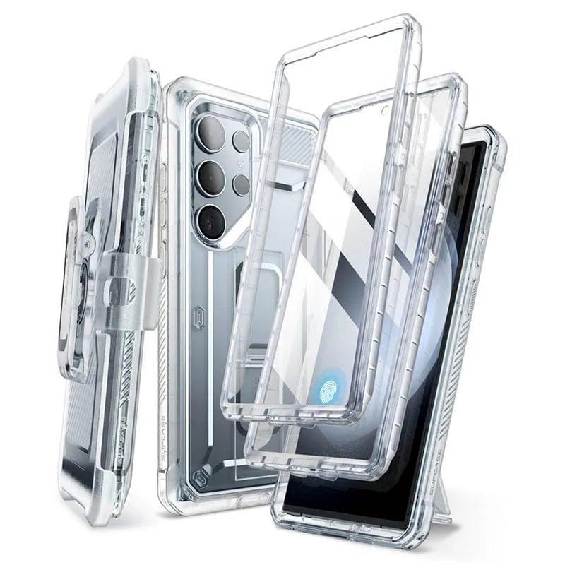 Casebuddy Clear / PC + TPU Galaxy S24 Ultra Supcase UB Pro Full-Body Dual Layer Case