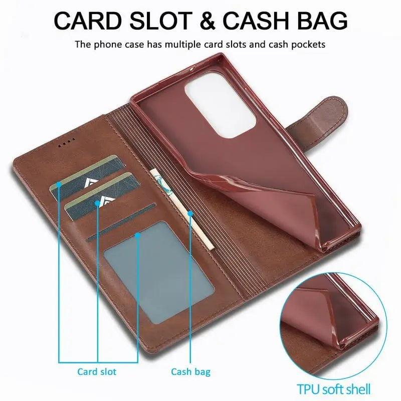 Casebuddy Galaxy S24 Wallet Vegan Leather Cover