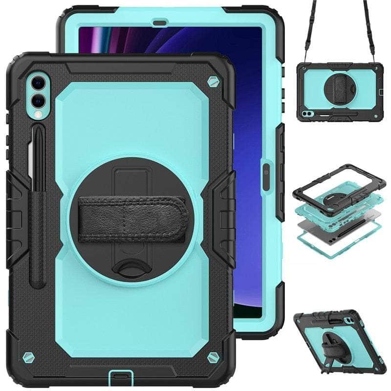 Casebuddy Galaxy Tab S9 Plus Shockproof Shoulder Strap Case