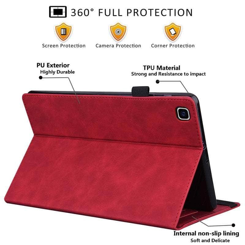 Casebuddy Galaxy Tab S9 Ultra Luxury Vegan Leather Wallet