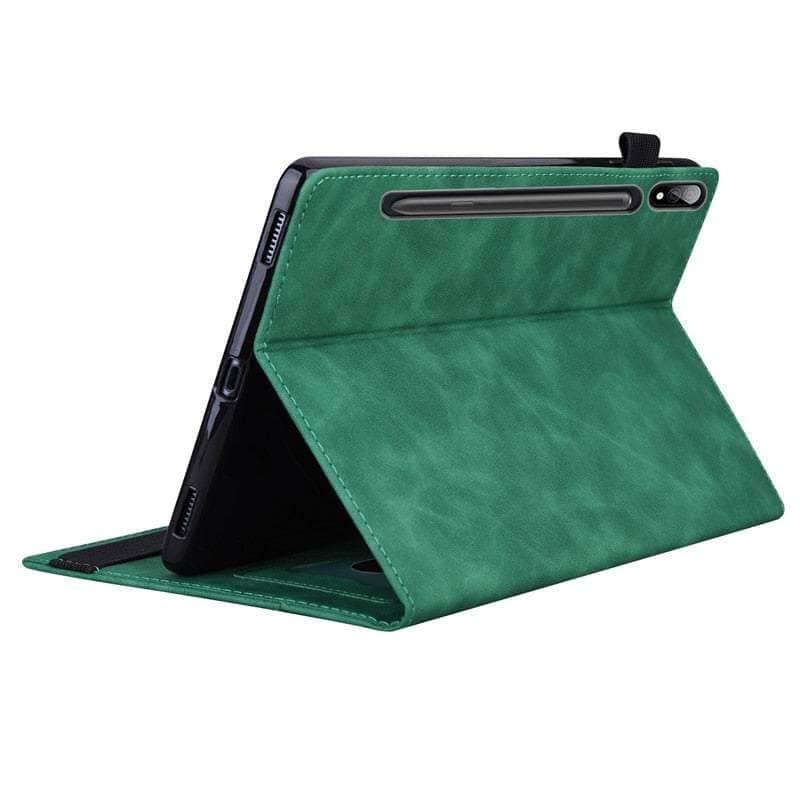 Casebuddy Galaxy Tab S9 Ultra Luxury Vegan Leather Wallet