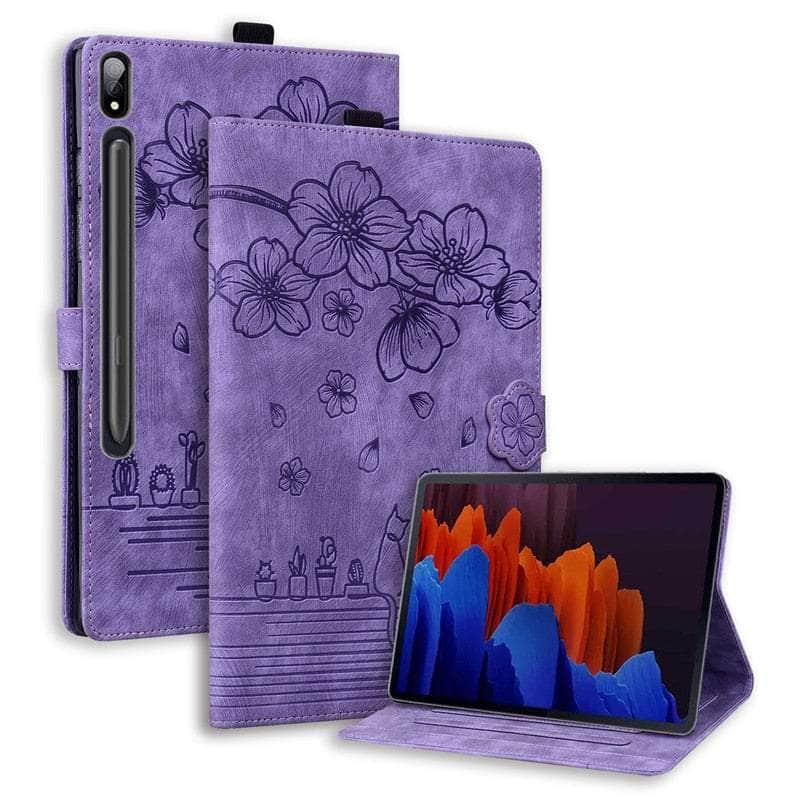 Casebuddy Galaxy Tab S9 Ultra Luxury Vegan Leather Wallet