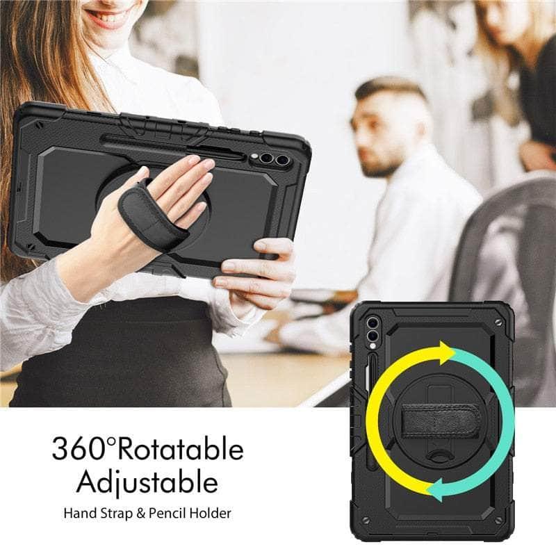 Casebuddy Galaxy Tab S9 Ultra Shockproof Shoulder Strap Case