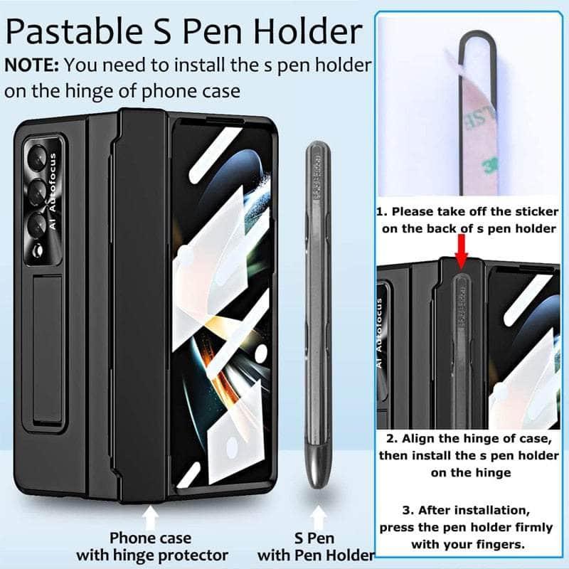 Casebuddy Galaxy Z Fold 3 Pen Holder Kickstand Case