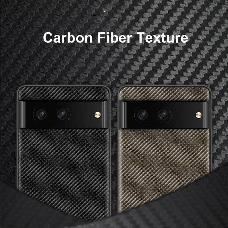 Casebuddy Google Pixel 8 Carbon Fiber Vegan Leather Case