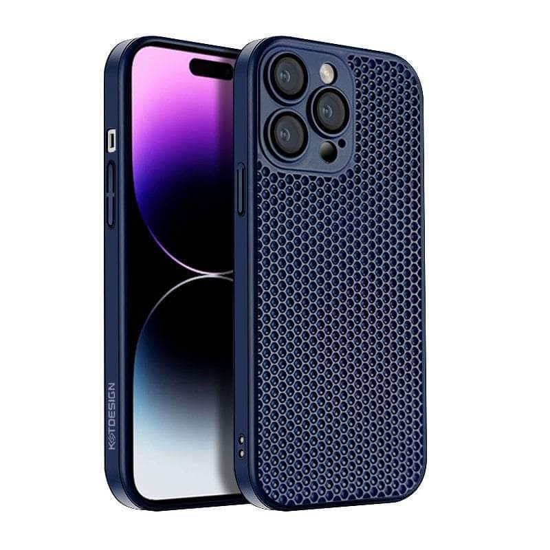 Casebuddy Blue / For iPhone 15 Pro Heat Dissipation Cooling iPhone 15 Pro Case