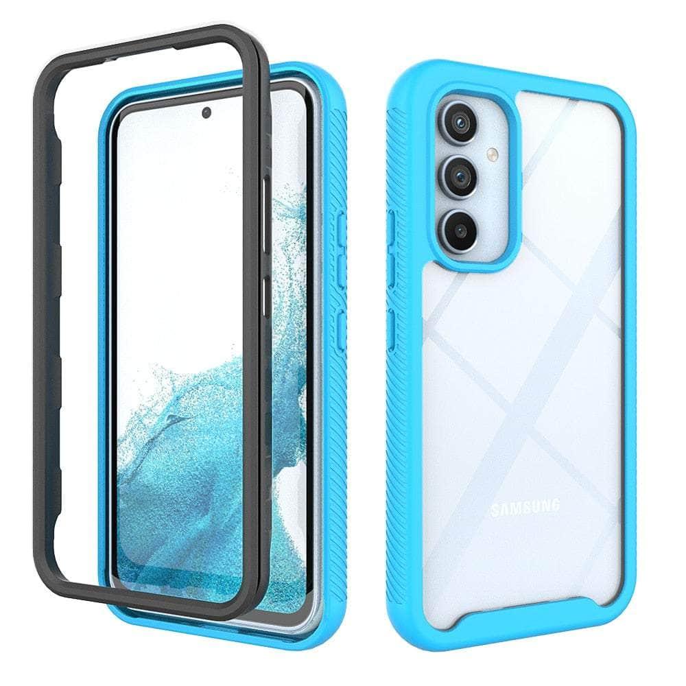 Casebuddy Sky Blue / For Galaxy A34 5G Hybrid Full Body Rugged Galaxy A34 Case