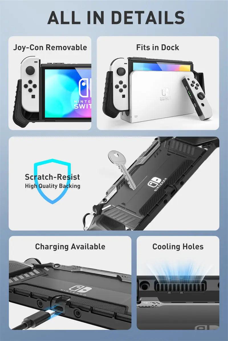 I-BLASON Armorbox Nintendo Switch OLED Case - CaseBuddy Australia