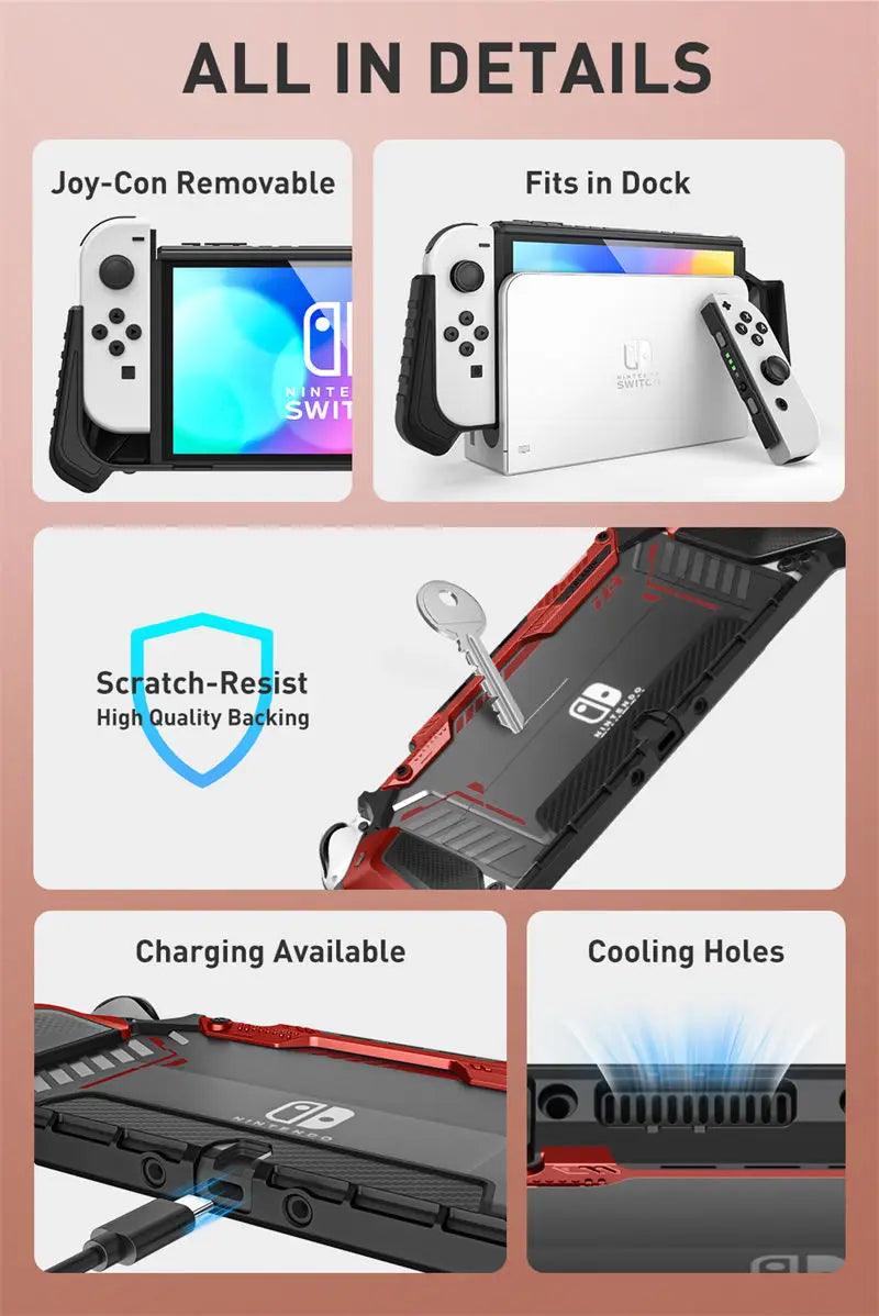 I-BLASON Armorbox Nintendo Switch OLED Case - CaseBuddy Australia