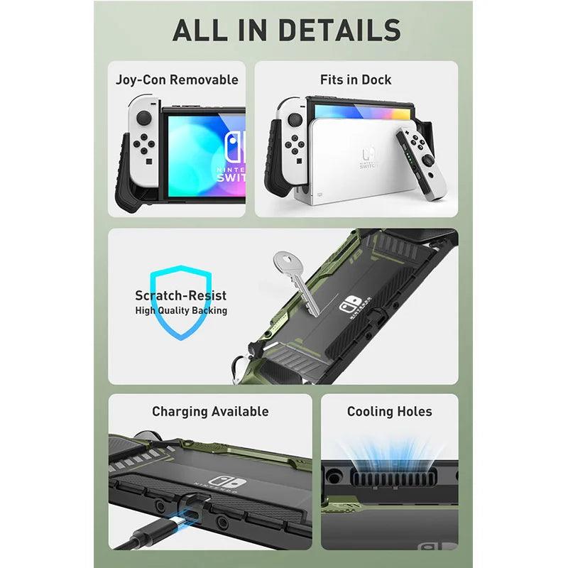 I-BLASON Armorbox Nintendo Switch OLED Case - CaseBuddy Australia