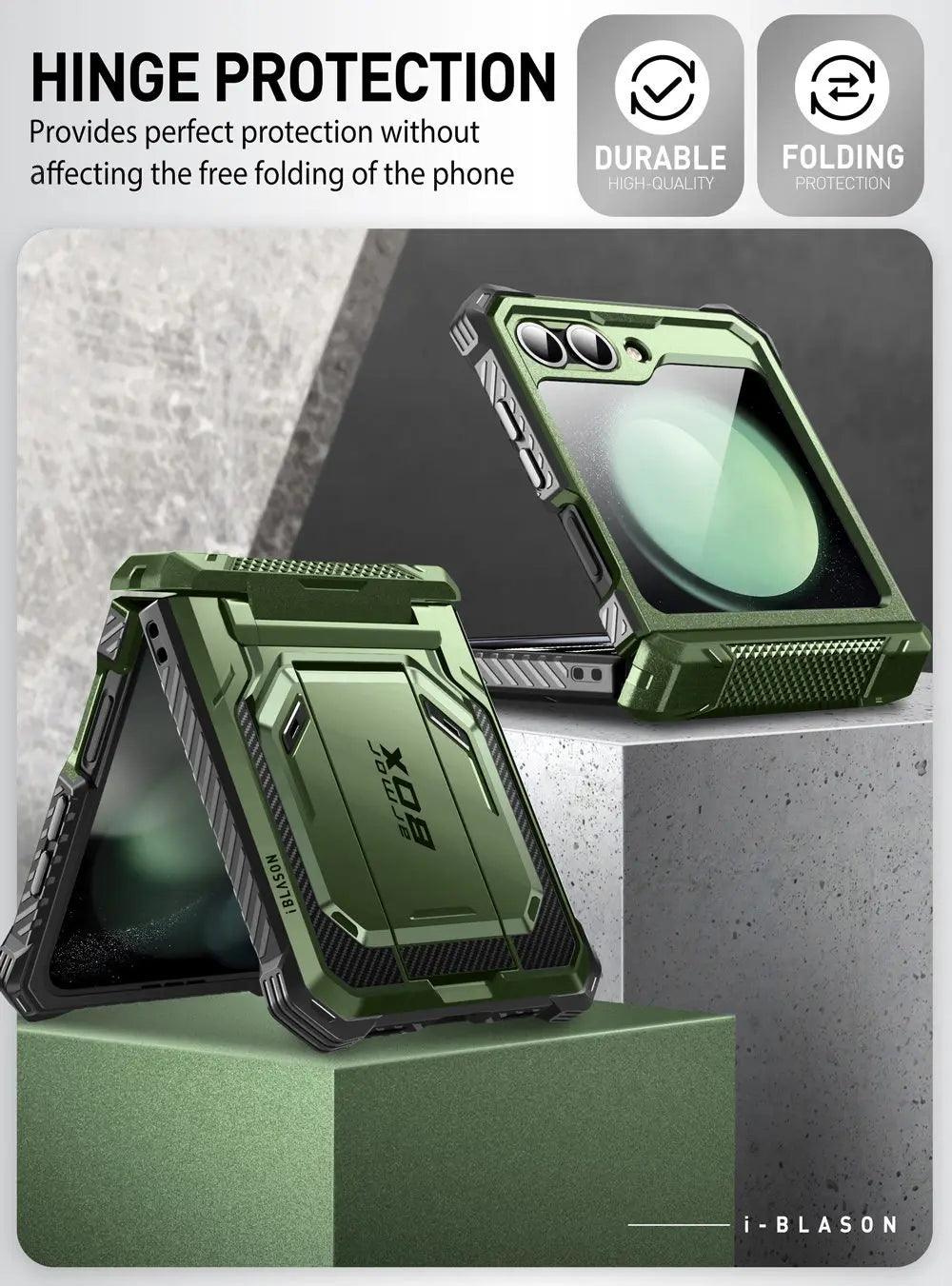 I-BLASON Galaxy Z Flip 6 Armorbox Full-Body Rugged Holster - CaseBuddy Australia