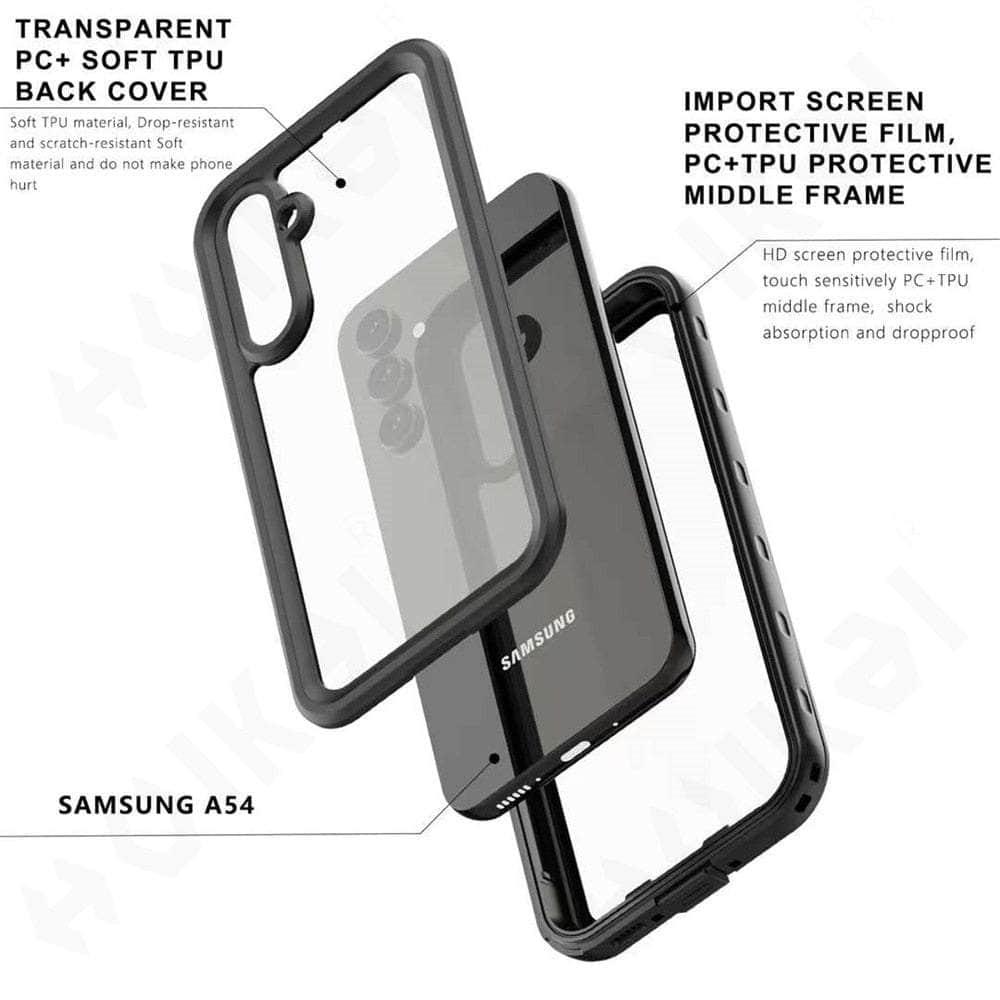 Casebuddy IP68 Shellbox Waterproof Galaxy A54 Case