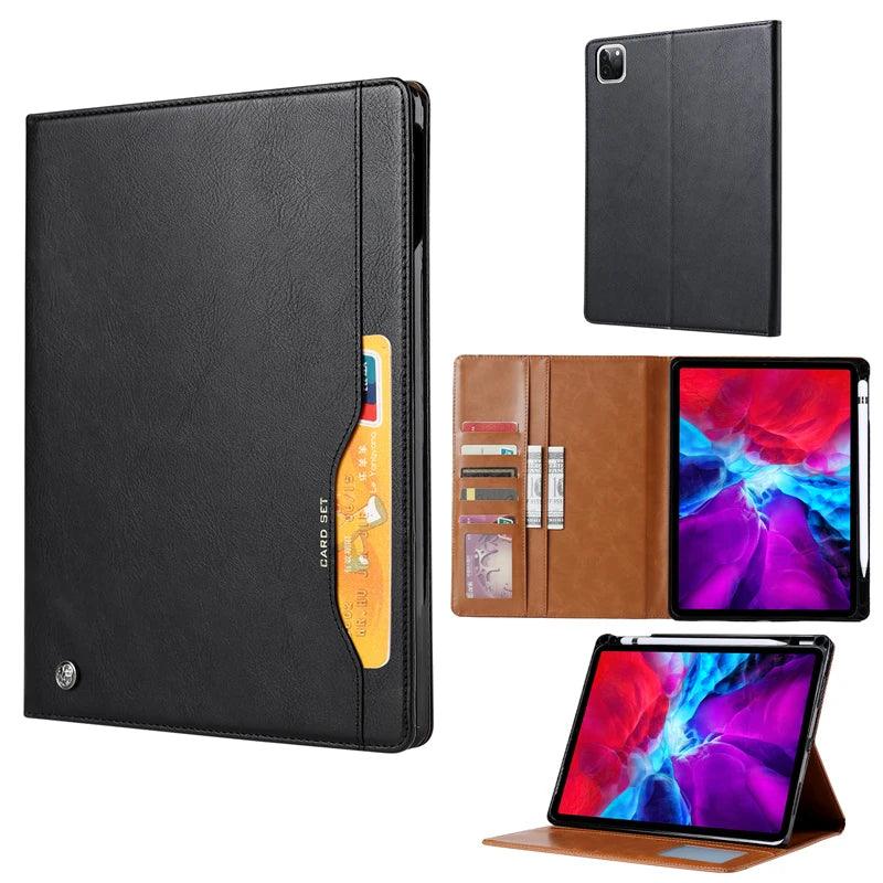 iPad Air 11 2024 Business Flip Leather Card Slot Book Stand - CaseBuddy Australia