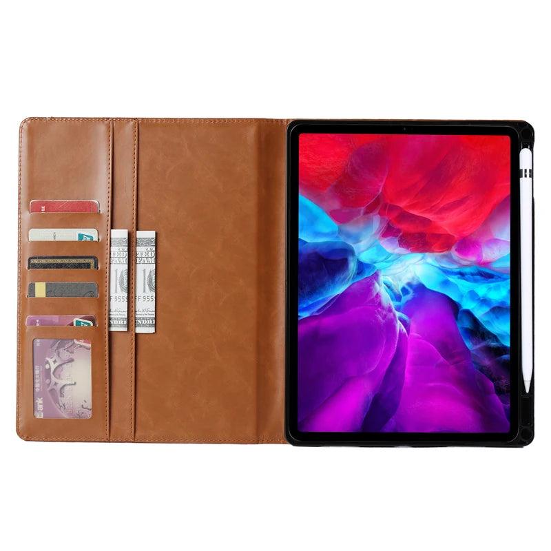 iPad Air 13 2024 Business Flip Leather Card Slot Book Stand - CaseBuddy Australia