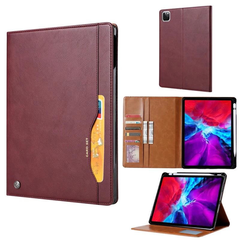 iPad Air 13 2024 Business Flip Leather Card Slot Book Stand - CaseBuddy Australia