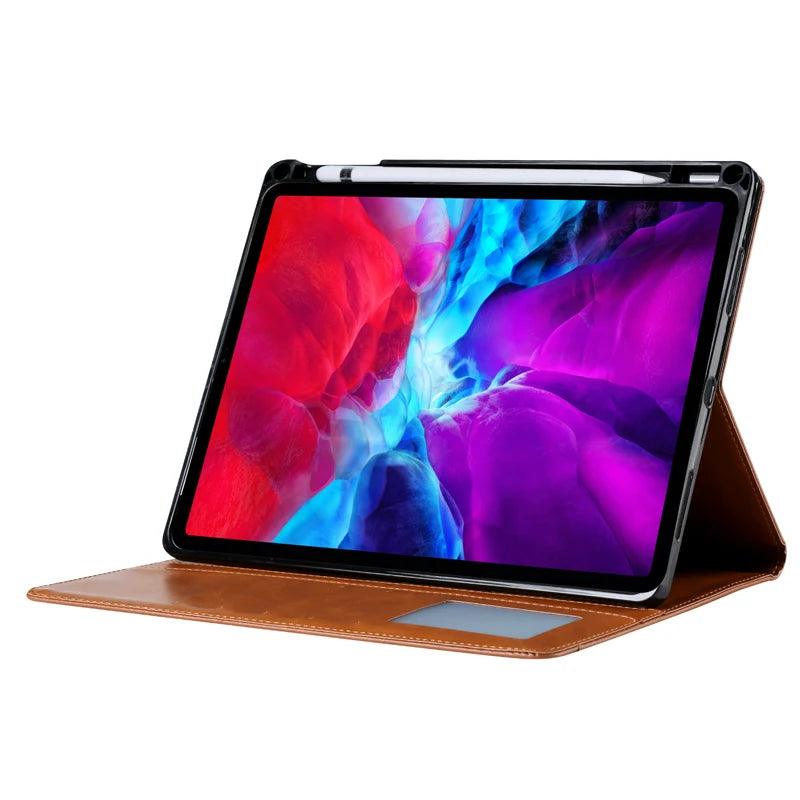 iPad Pro 11 2024 Business Flip Leather Card Slot Book Stand - CaseBuddy Australia