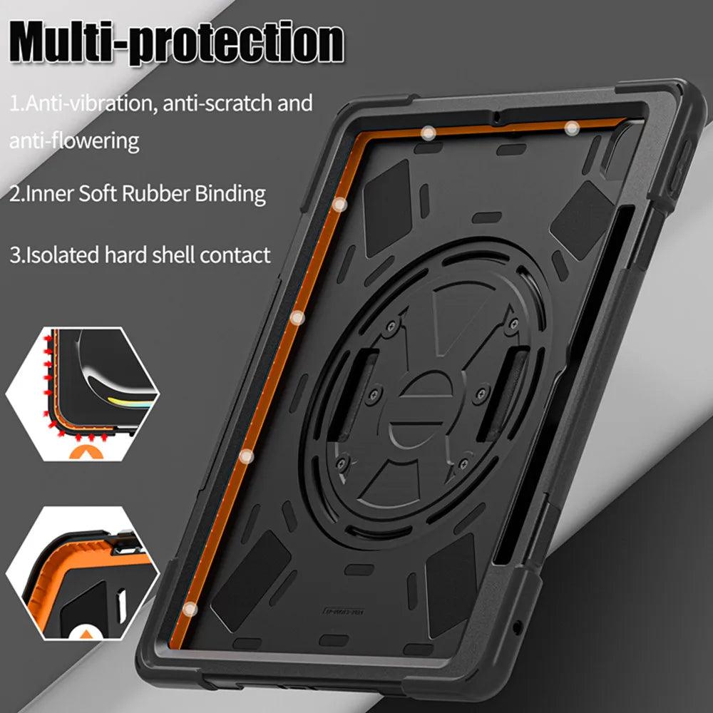 iPad Pro 11 2024 Heavy Duty Rugged Shockproof Case - CaseBuddy Australia