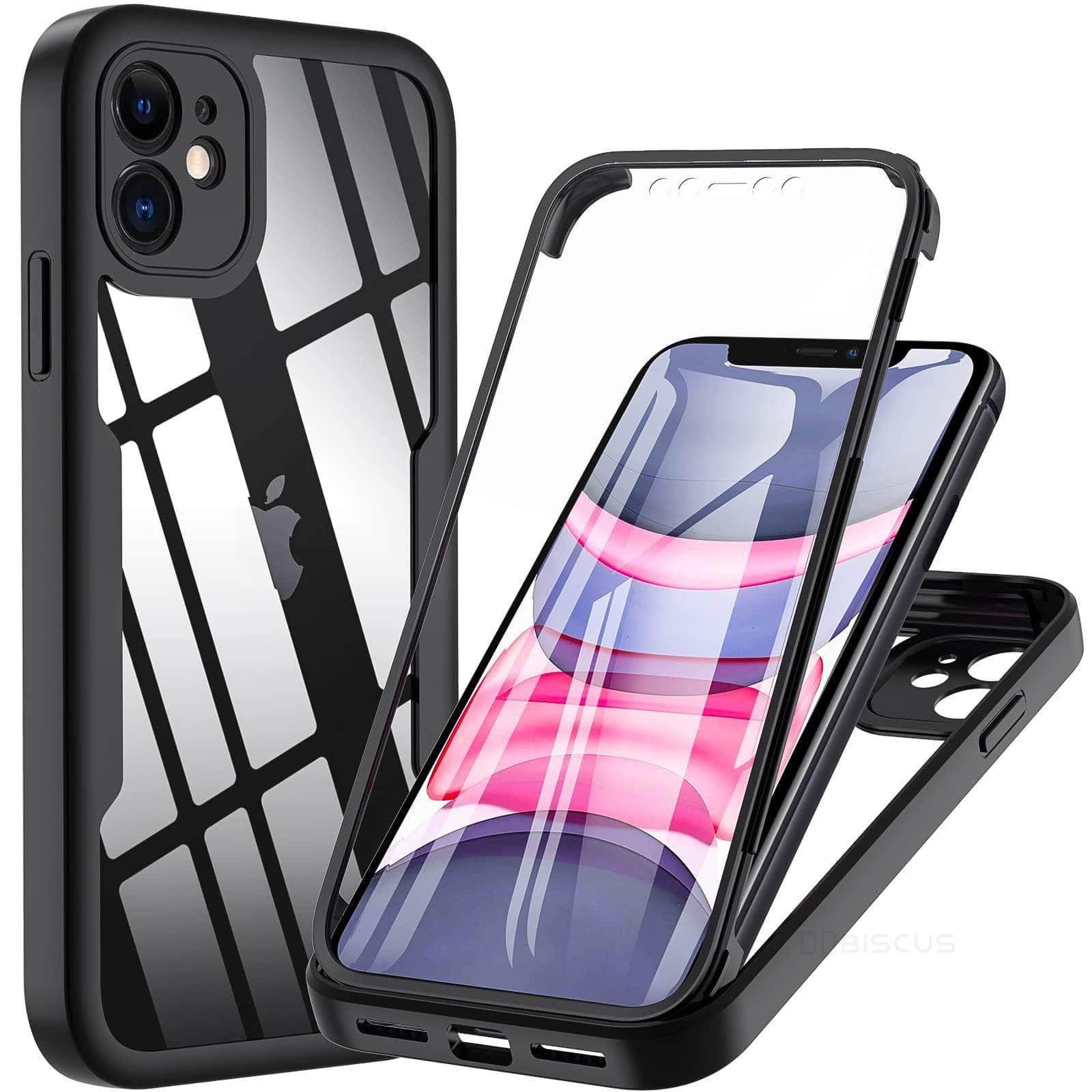 Casebuddy Black / iPhone 15 iPhone 15 360 Degree Full Body Rugged Case