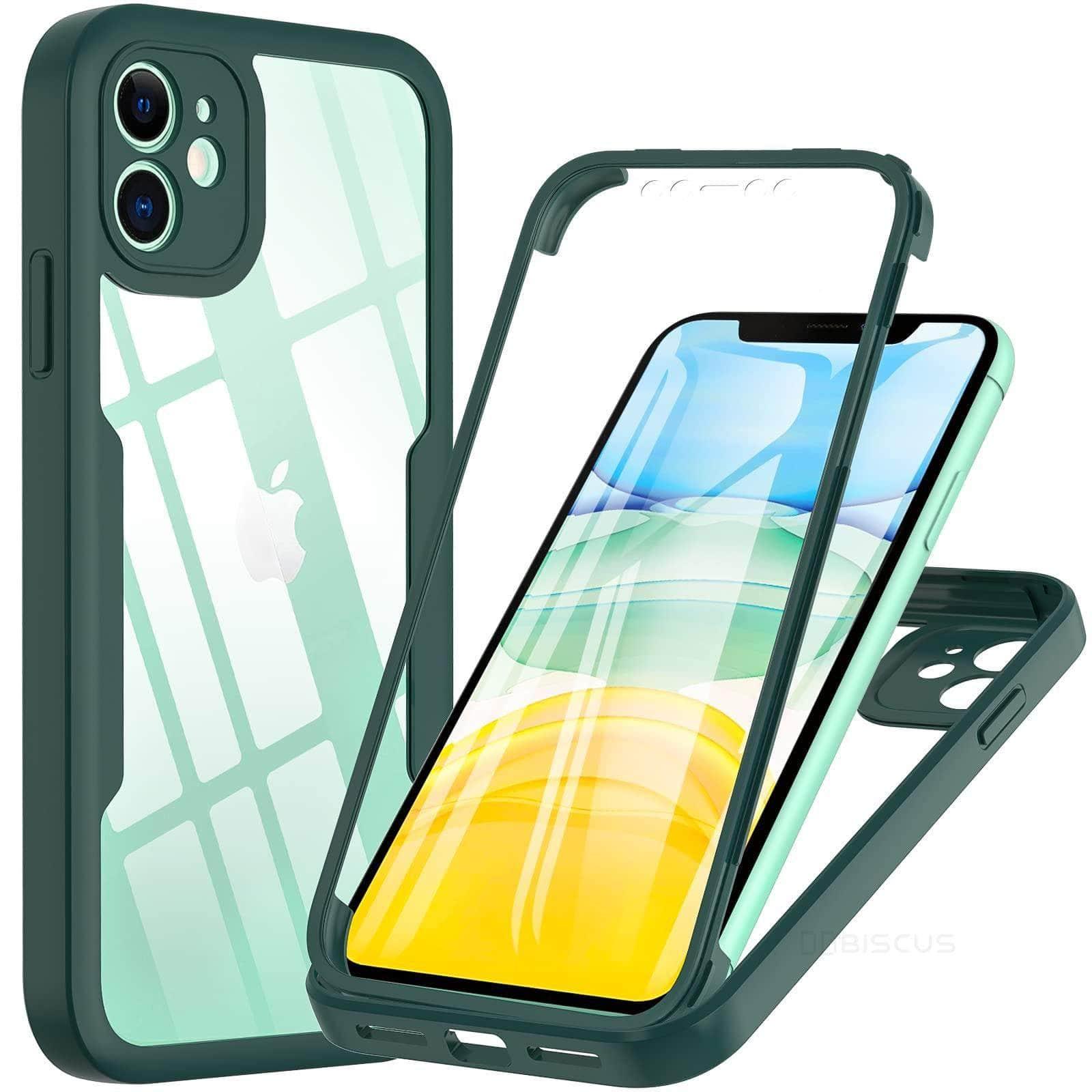 Casebuddy Green / iPhone 15 iPhone 15 360 Degree Full Body Rugged Case