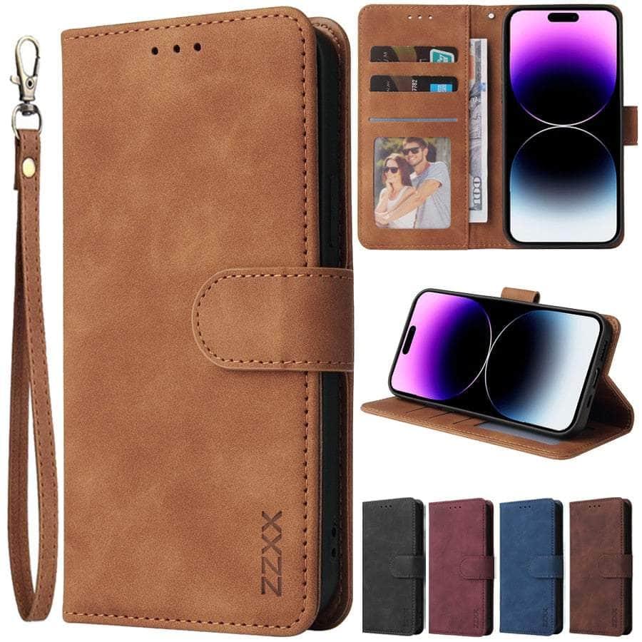 Casebuddy iPhone 15 Leather Wallet Case