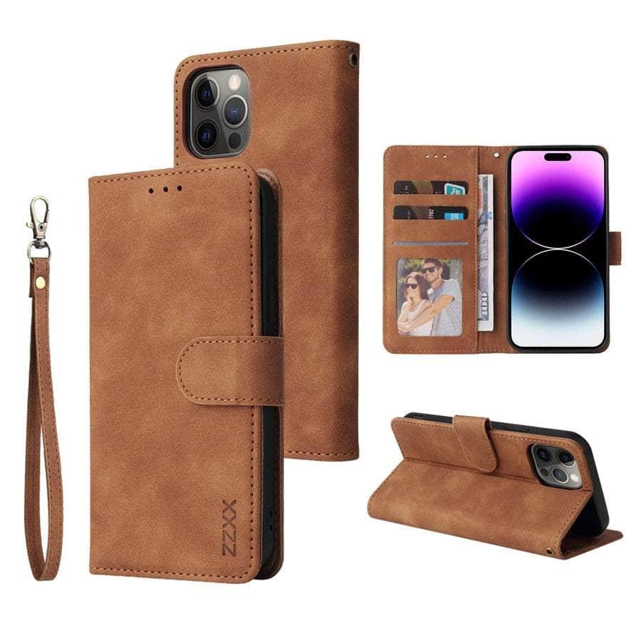 Casebuddy iPhone 15 Leather Wallet Case