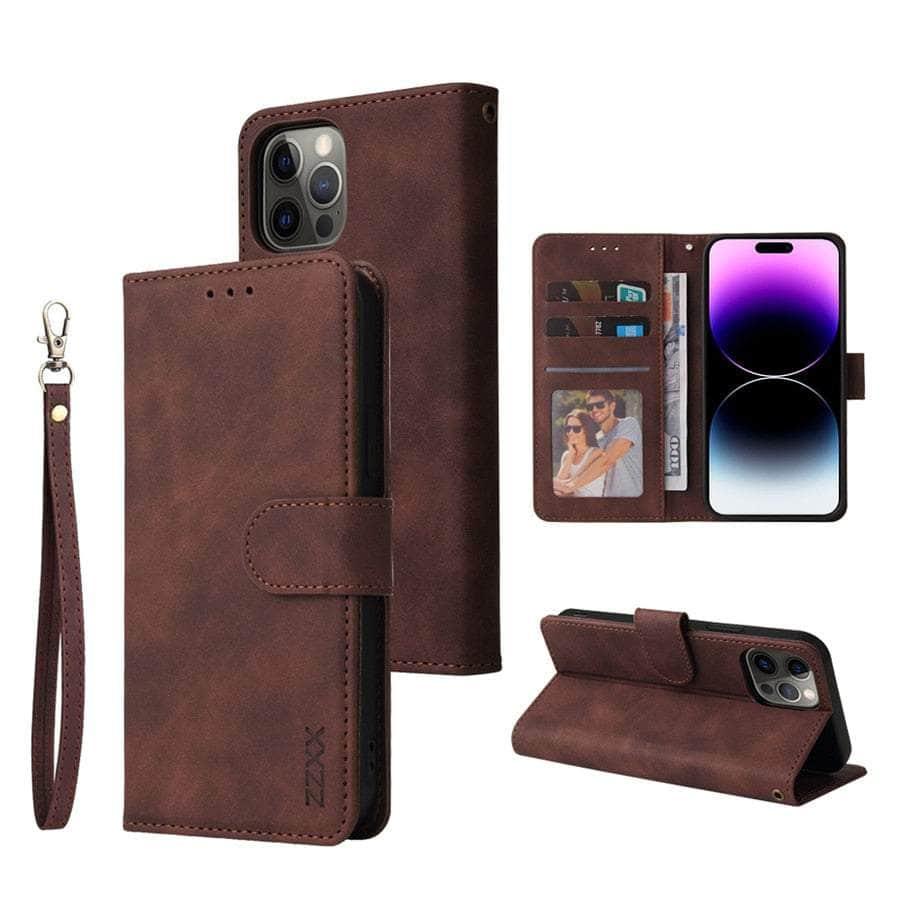 Casebuddy iPhone 15 Leather Wallet Case