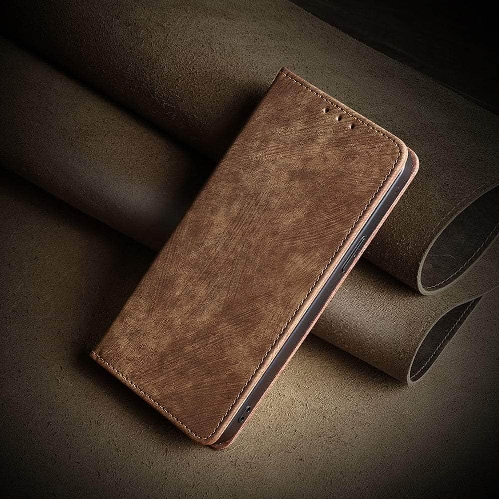 Casebuddy iPhone 15 Luxury Business Vegan Leather Case