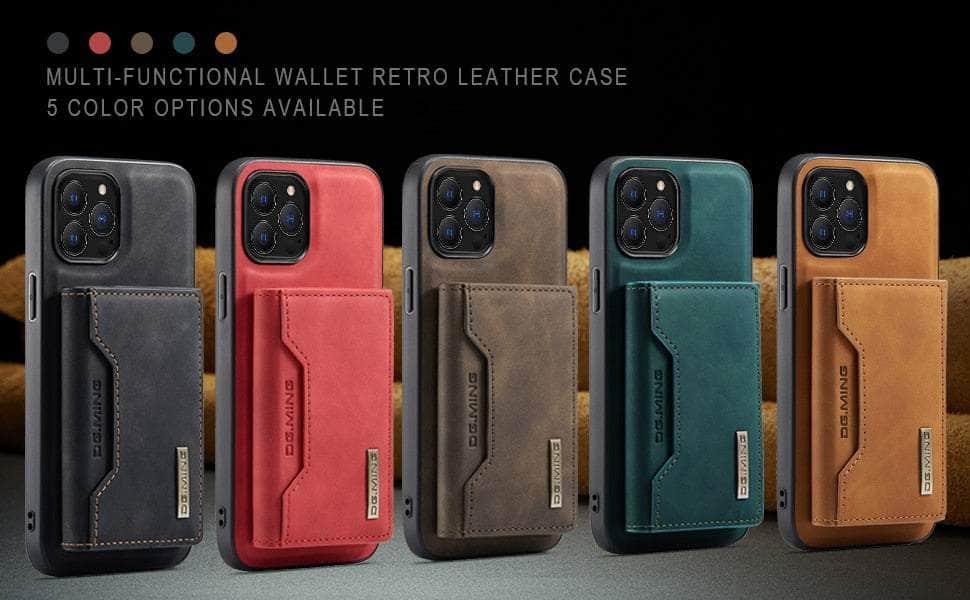 Casebuddy iPhone 15 Plus Magnetic Split Body Wallet Case