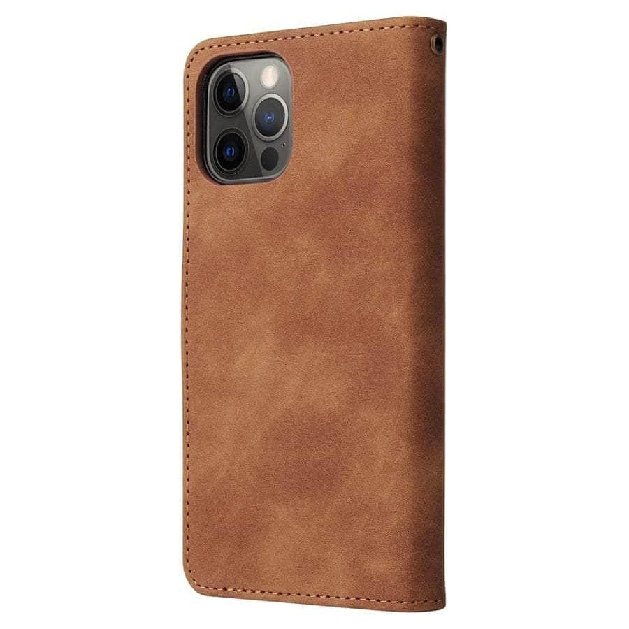 Casebuddy iPhone 15 Pro Leather Wallet Case