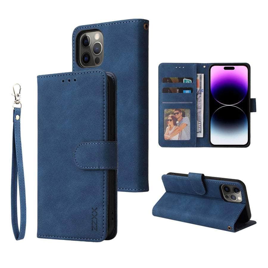 Casebuddy iPhone 15 Pro Max Leather Wallet Case