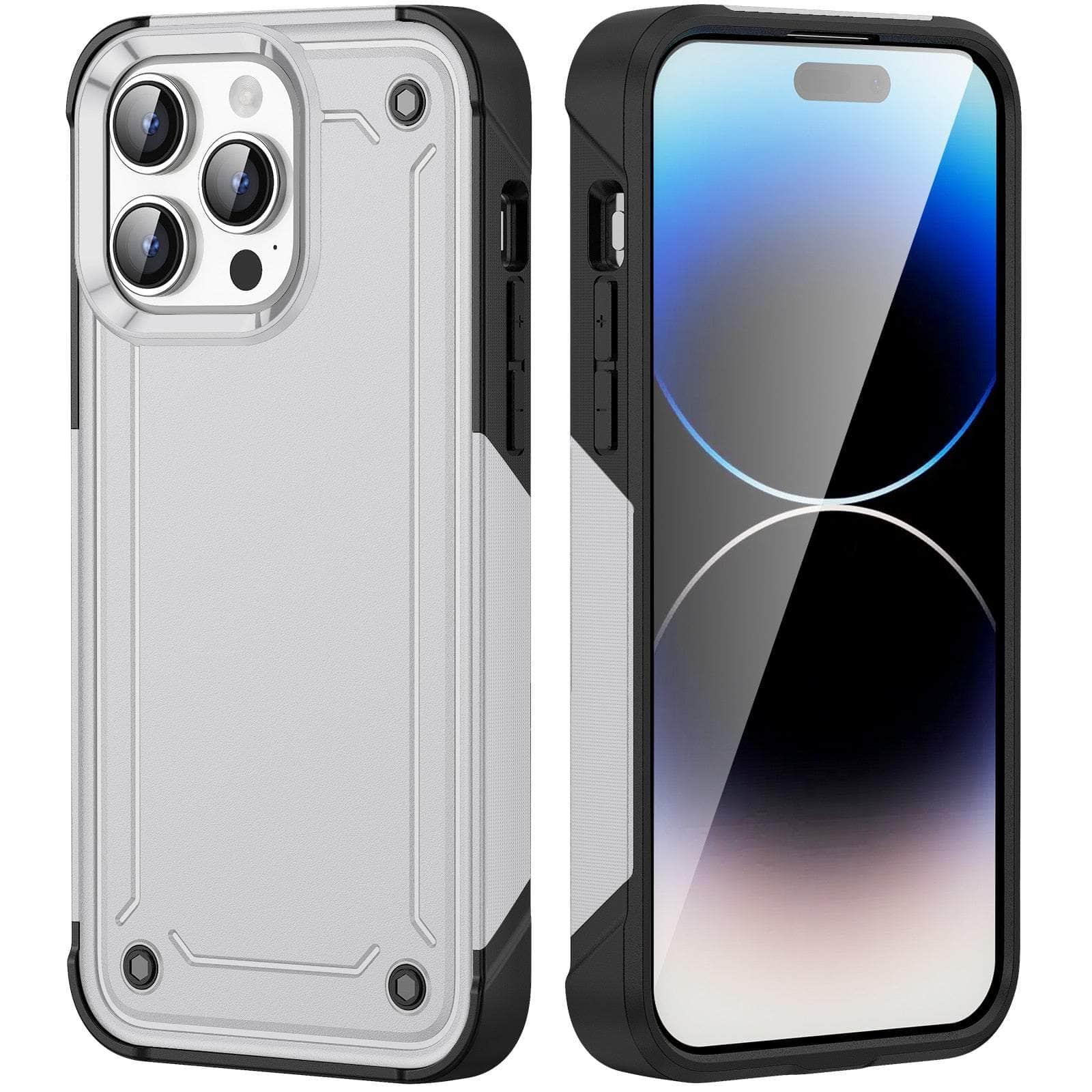 Casebuddy iPhone 15 Pro Max Shockproof Hard Plastic TPU Bumper