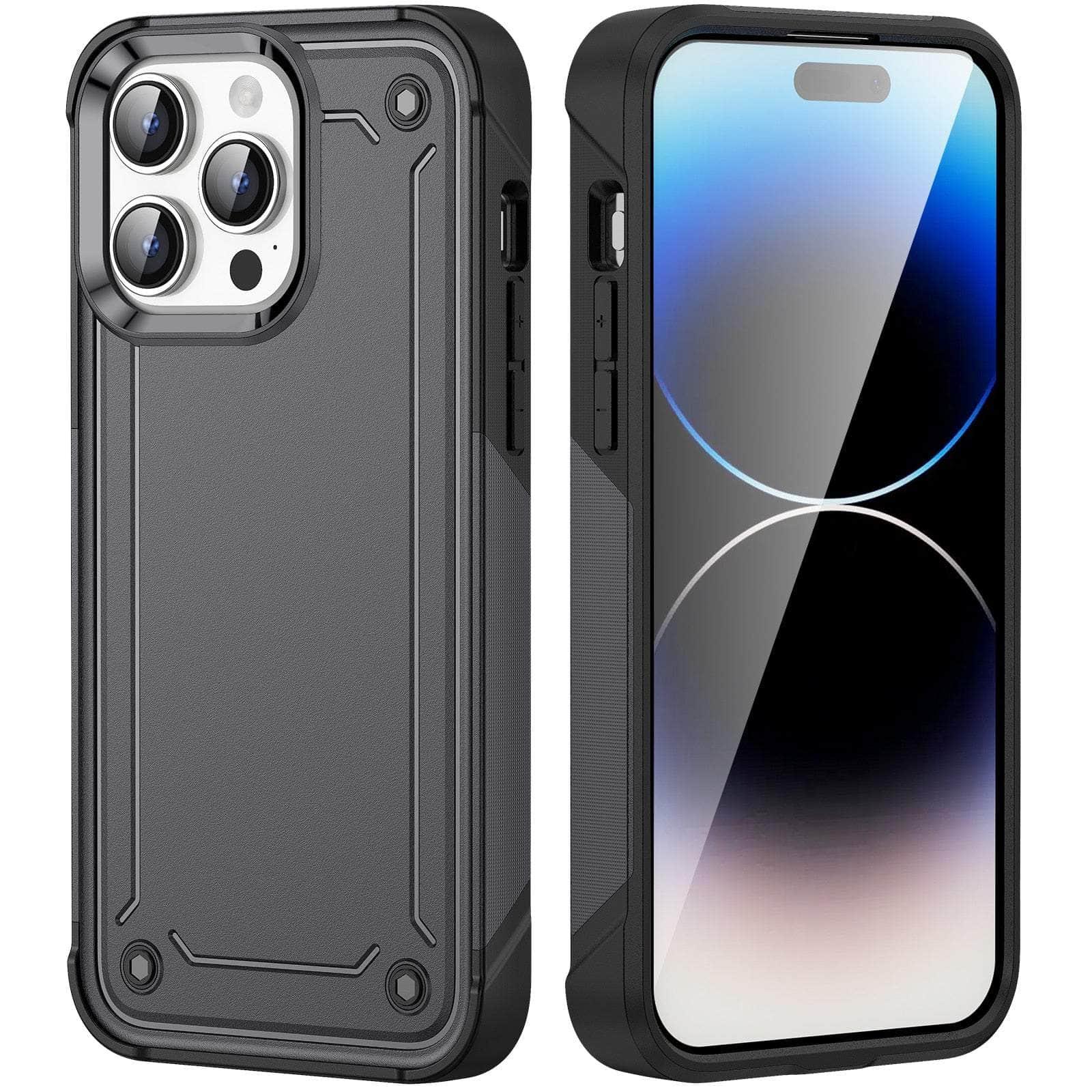 Casebuddy iPhone 15 Pro Shockproof Hard Plastic TPU Bumper