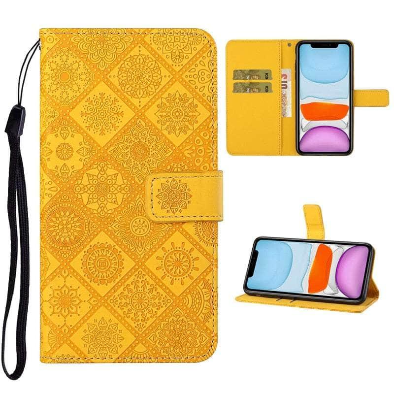 Casebuddy Leather Flip Wallet Galaxy A14 Floral Case