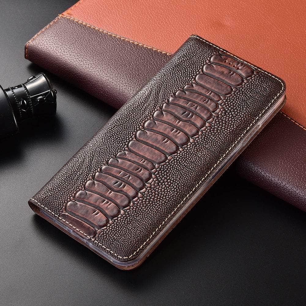 Casebuddy Luxury Galaxy A54 Genuine Leather Flip Case